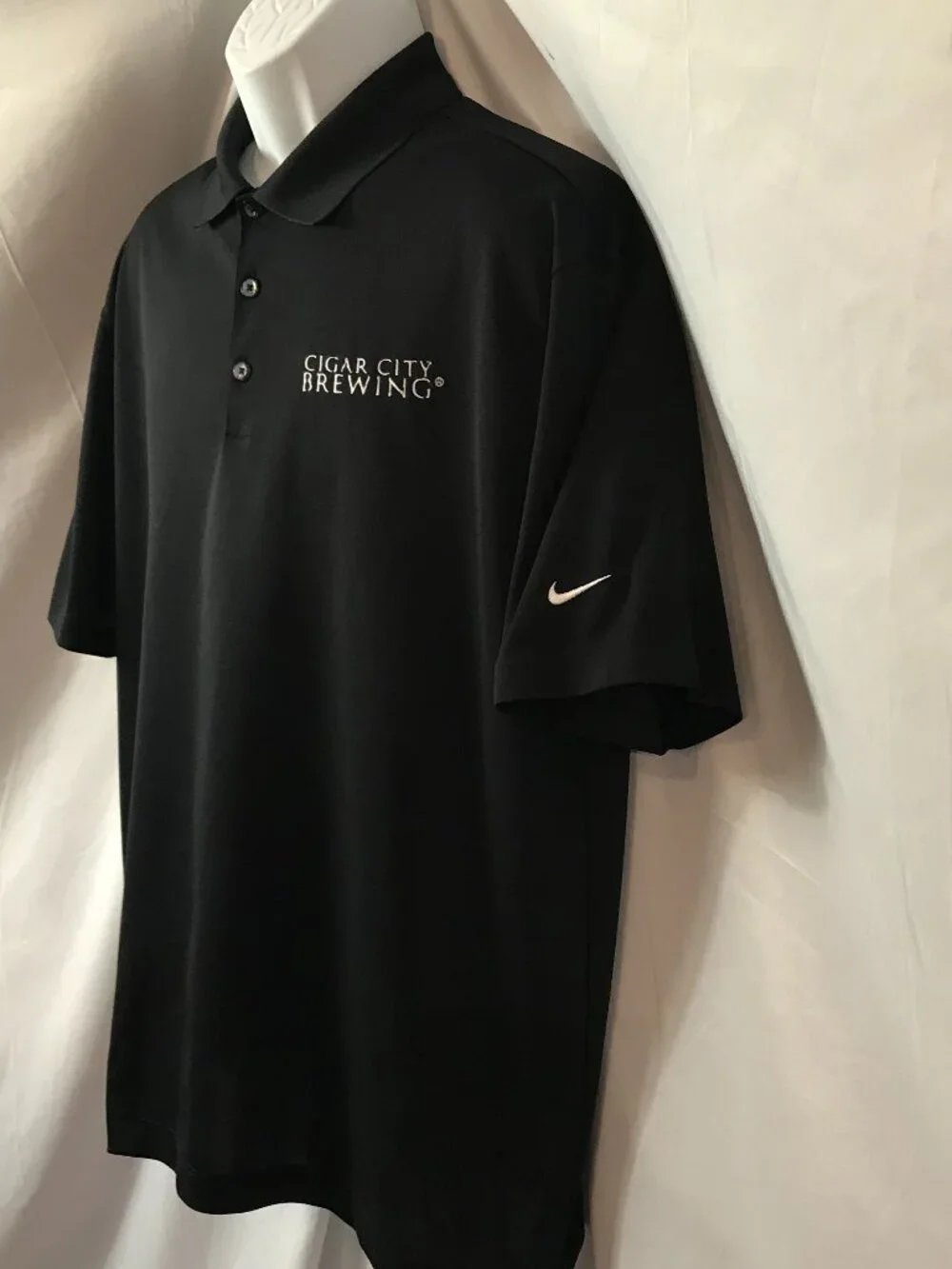 Nike Cigar City Brewing Activewear Athletic Sport Cut Polo Shirt